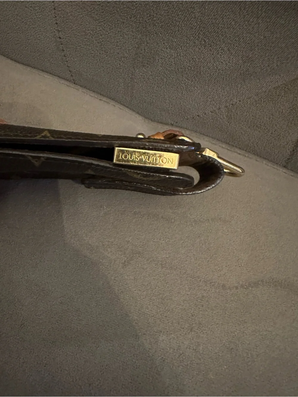 Louis Vuitton Monogram Canvas Clip Bag Charm/ Pouch